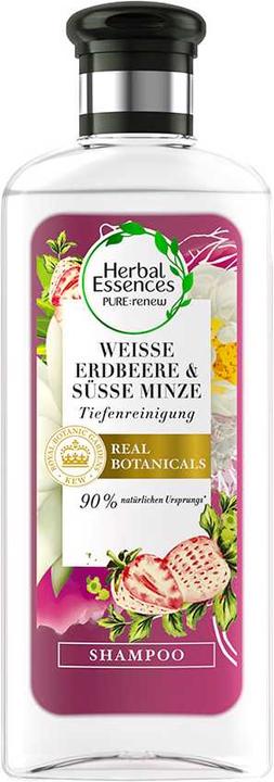 Actual product image Herbal Essences White strawberry & sweet mint (400 ml, Liquid shampoo)
