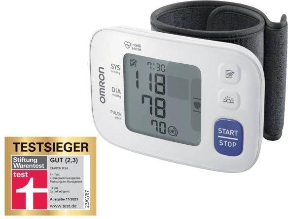 Omron RS4 Handgelenk-Blutdruckmessgerät