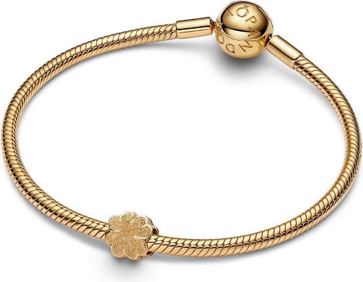 Image du produit Pandora Mini breloque trèfle texturé (Acier inoxydable, Métal)