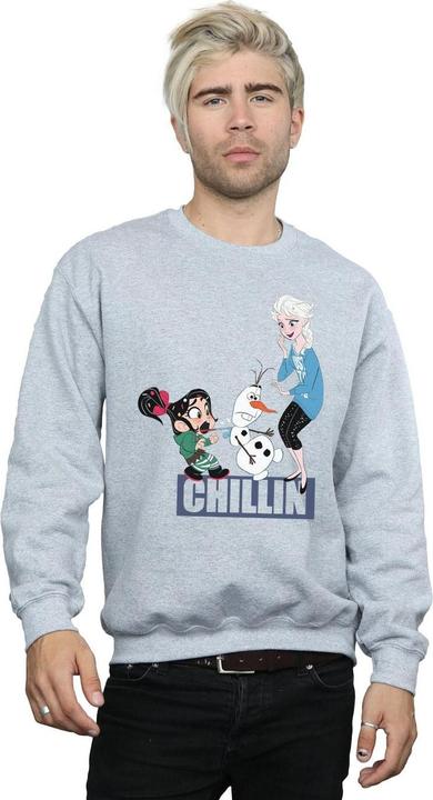 Immagine prodotto Disney Wreck It Ralph Elsa And Vanellope Felpa Uomo (4XL)