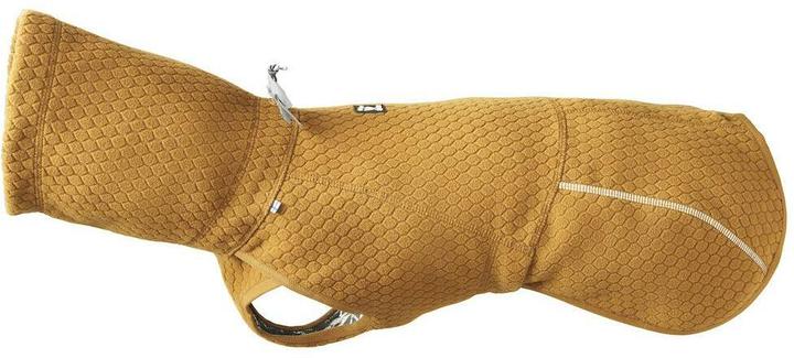 Actual product image Hurtta Winter Coat Warming Midlayer ECO, 50, Mustard (M, Dog coat)
