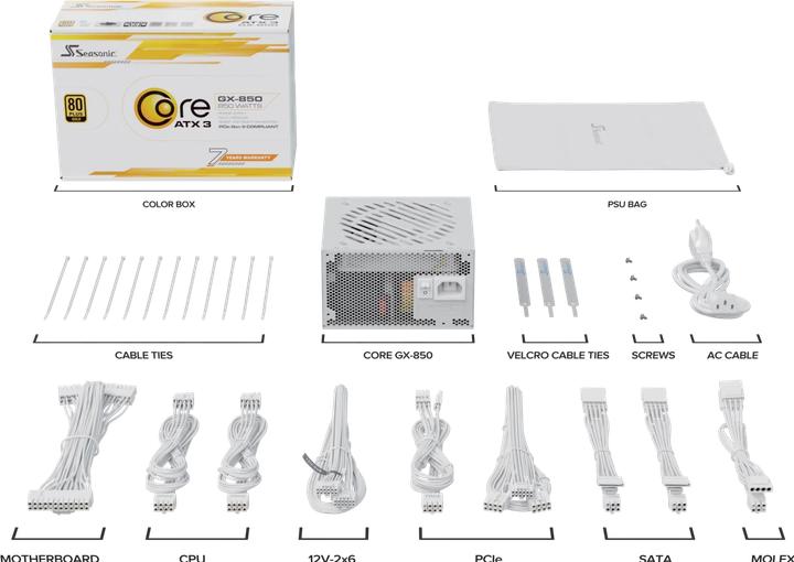 Image du produit Seasonic Core GX ATX 3 (850 W)