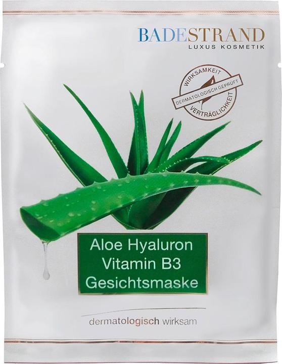 Actual product image Badestrand Aloe Hyaluron Vitamin B3 Face Mask (20 ml)