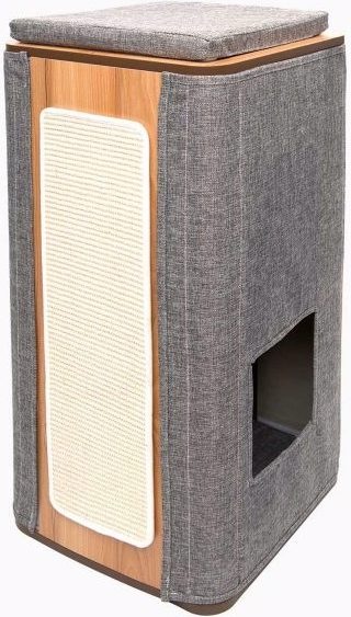 Actual product image Catit Vesper Cubo Tower Stone (87 cm, Grey, Natural)