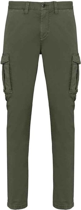 Gewaschenes Bio-Khaki