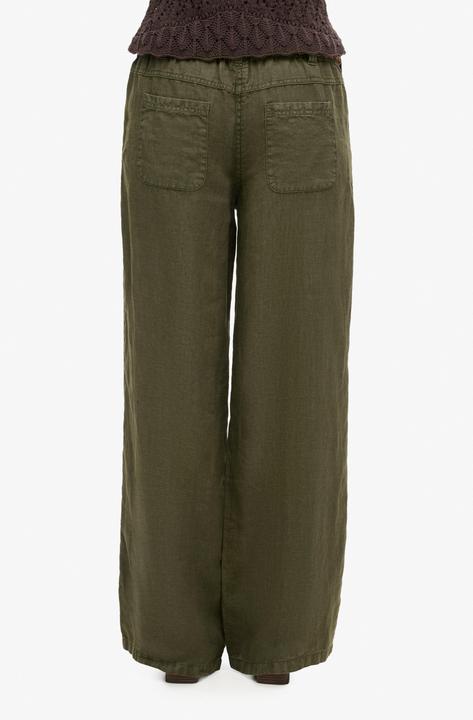 Image du produit Superdry Pantalon taille basse en lin (L)