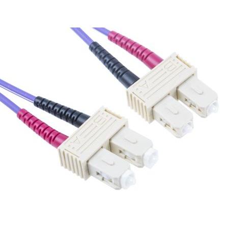 Rs Pro Patchkabel 50/125 SC OM3 DX 3m (3 m), Netzwerkkabel