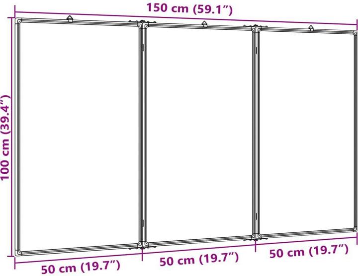 Image du produit vidaXL magnetisches Whiteboard