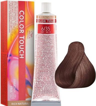 Actual product image Wella Color Touch Rich Naturals 6/35 Dark Blonde/Gold 60ml (6, 35)