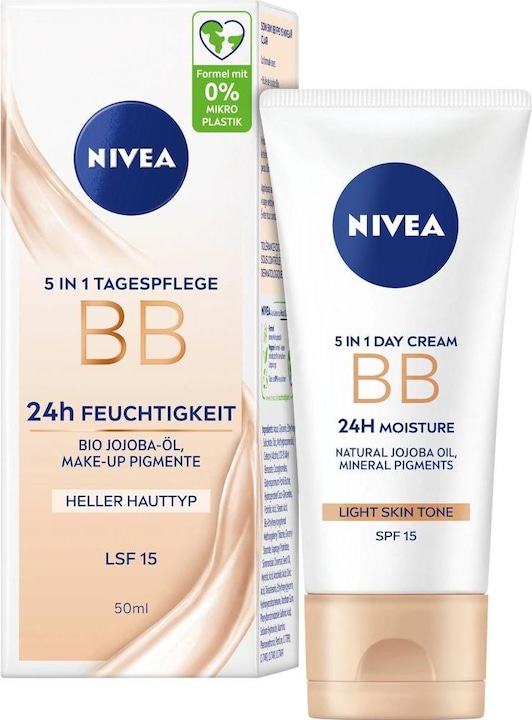 NIVEA 5in1 Day Care BB Light SPF15