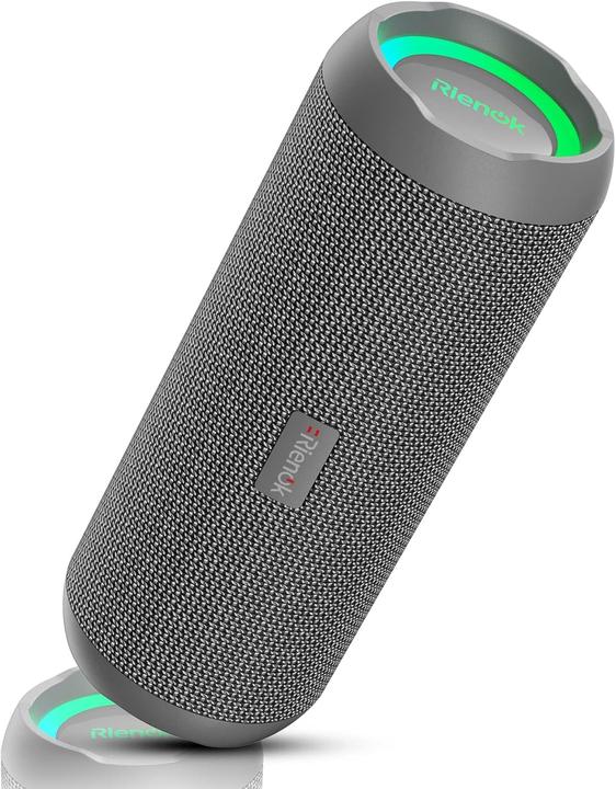 Produktbild Rienok Wasserdichter Bluetooth Lautsprecher mit Licht (30 h, Akkubetrieb)
