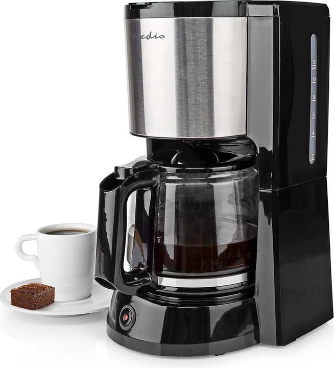 Actual product image Nedis Coffee maker | max. capacity: 1.5 l | number of cups at once: 12 | Keep warm | Black