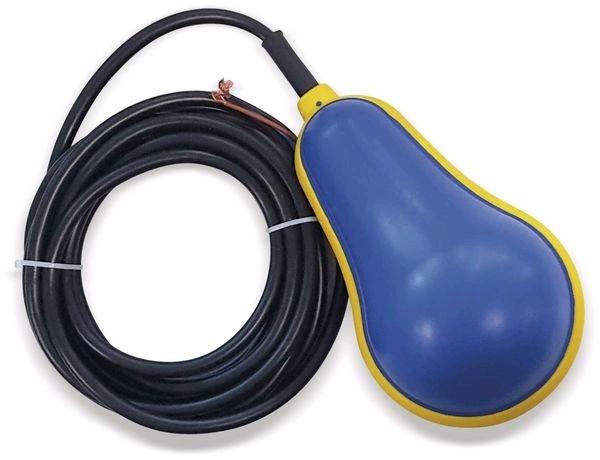 Produktbild Reltech Schwimmerschalter, IP68, 20m PVC Kabel für Schmutzwasser mit Gegengewicht