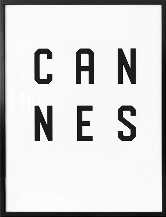 Produktbild Trenddeko Typographie Cannes (50 x 60 cm)