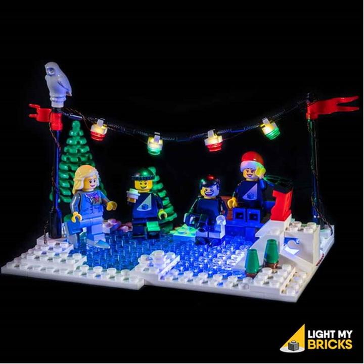 Actual product image Light my bricks LED light set for LEGO Christmas bakery