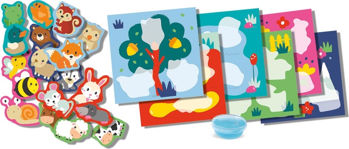 Produktbild Ses 14401 My First Wo Lebe Ich Tieraufkleber