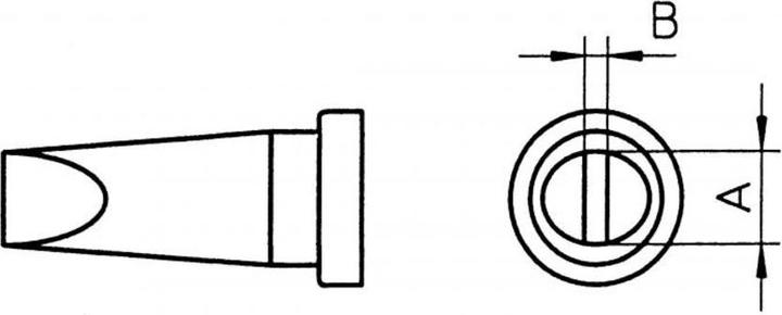 Produktbild Weller Erem Lötspitze LT-D 4 6mm WSP80/FE75 (Lötspitze)