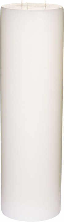 Produktbild Herzog Kerzen Mehrdochtkerze Trio Grande 50 cm Weiss (1 Stk.)