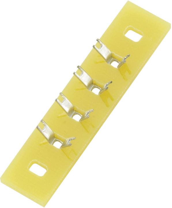 Produktbild Tru Components Lötleiste einreihig Polzahl Gesamt 4 Epoxyd (L x B x H) 36 x 9 x