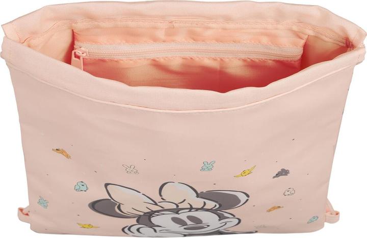 Produktbild Minnie Mouse Rucksacktasche mit Bändern Baby Rosa 26 x 34 x 1 cm