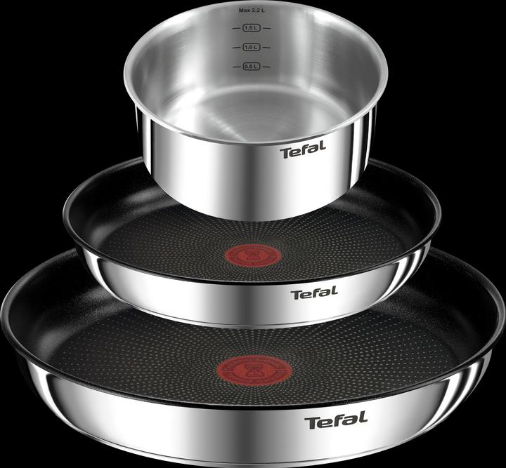 Produktbild Tefal Ingenio Emotion (28 cm, Pfannenset + Topfset, Bratpfanne, Edelstahl)