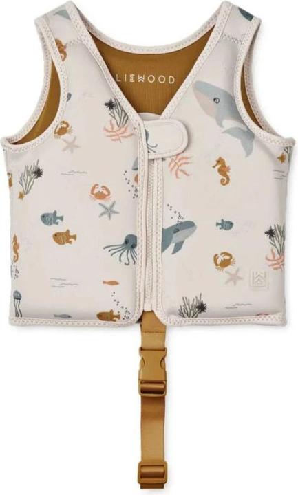 Image du produit Liewood Gilet de sauvetage Dove Sea Creature Sandy (26, 28, 30, 18-30 kg)