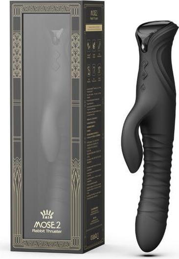 Immagine prodotto Zalo Rabbit-Vibrator mit Stossfunktion – Schwarz