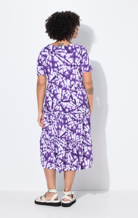 Produktbild Angel of Style Jerseykleid, A-Linie, Batik.Muster, Halbarm (50)