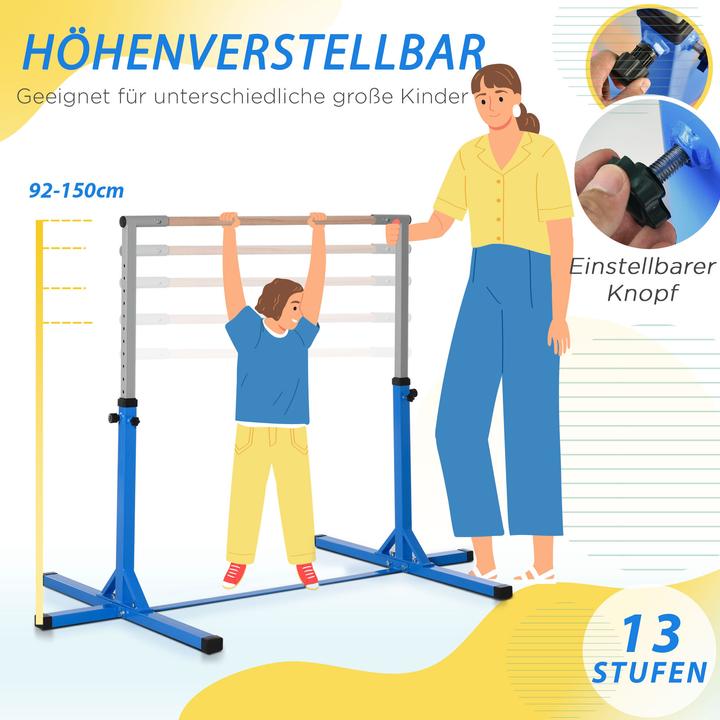 Produktbild Homcom Höhenverstellbare Gymnastikstange für Kinder