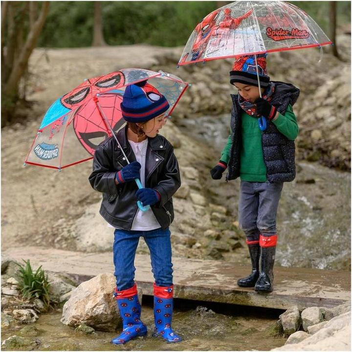 Produktbild Spiderman Regenschirm mit manueller Blase, 45 cm