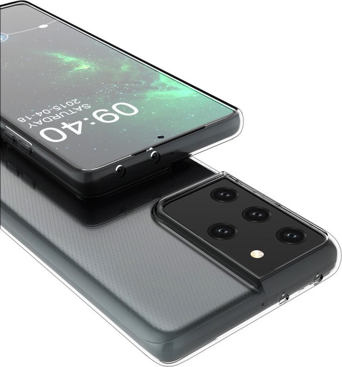 Produktbild Cover-Discount Galaxy S21 Ultra - Silikon Case Hülle transparent (Samsung Galaxy S21 Ultra)
