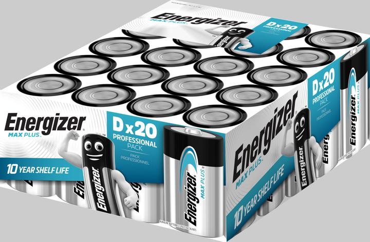 Image du produit Energizer Max Plus (20 pcs, D, 16000 mAh)