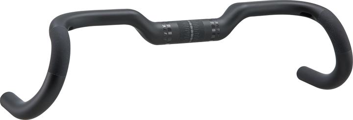 Ritchey Superlogic Ergo Max Di2 Drop Lenker, 31.8mm, 40/46.7cmx128x73mm, 15mm, 5°/12°, int. Zugverle