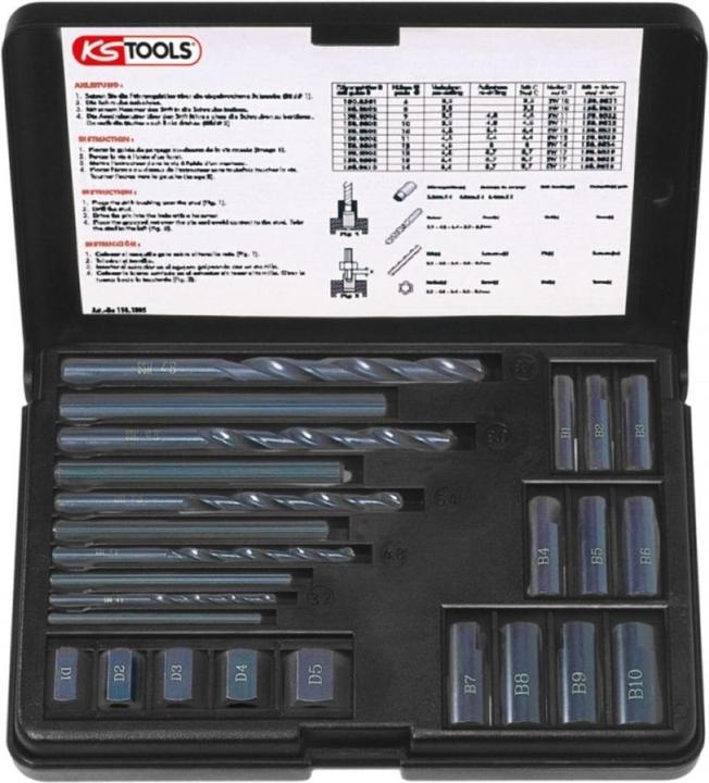 Actual product image KS Tools Thread extracting set, 25 pcs.