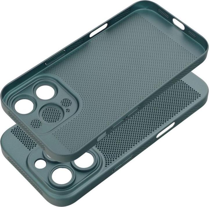 Actual product image OEM Back panel cover BREEZY case for IPHONE 16 Pro green (Apple iPhone 16 Pro)