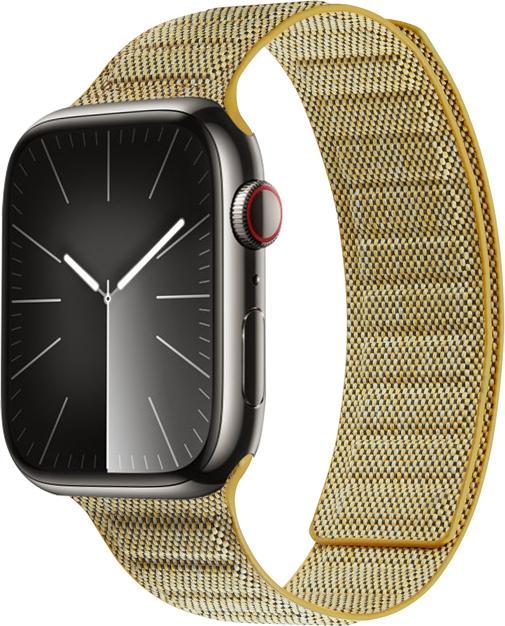 Productafbeelding Crong Melange - Magnetarmband für Apple Watch 38/40/41 mm (Melange-Gelb) (Nylon)