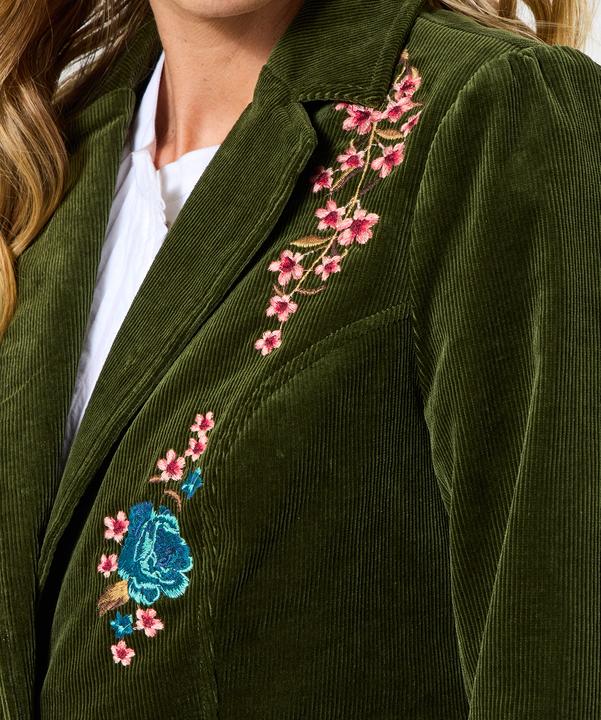 Actual product image Joe Browns Embroidered Corduroy Jacket (46)