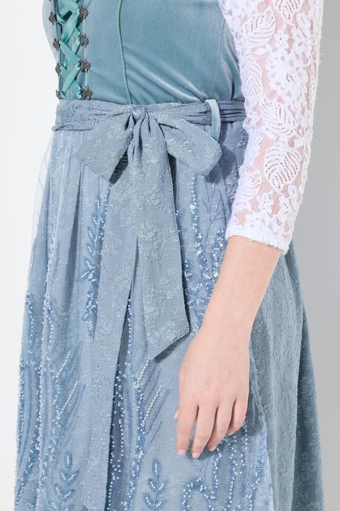 Immagine prodotto Ulla Popken Abito in tradizionale stile Dirndl con taglio smanicato, ricami, allacciatura e scollo rettangolare (62)
