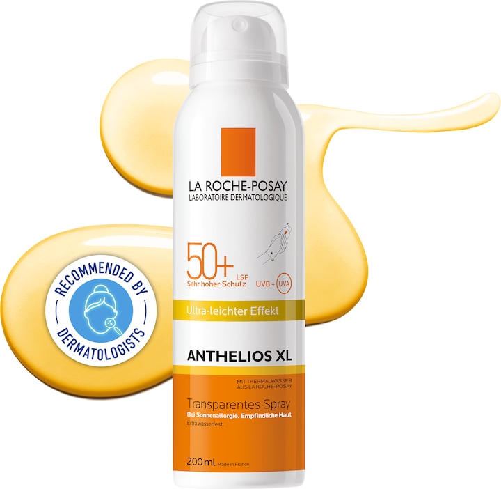 Immagine prodotto La Roche Posay Anthelios Spray Trasparente Spray protettivo solare ultra-leggero (Spray solare, SPF 50+, 200 ml, 198 g)