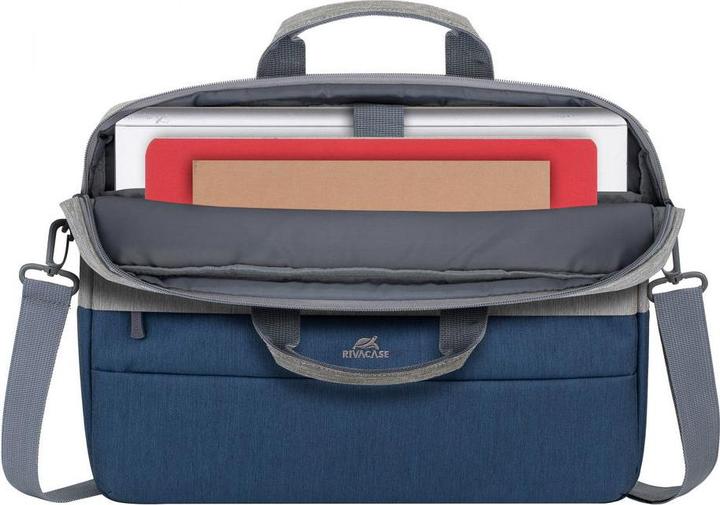 Produktbild Rivacase grey/dark blue anti-theft Laptop bag 15.6" (15.60", Universal)