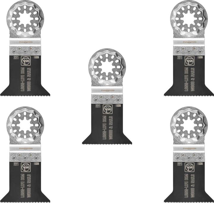 Actual product image Fein 5 pieces E-Cut Long-Life saw blade for MutliMaster