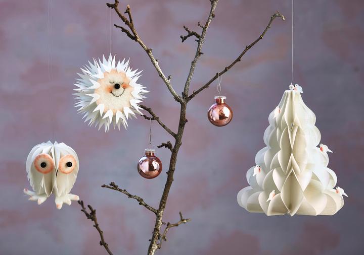 Produktbild Weihnachtliche Papiertüten-Deko (48 x)