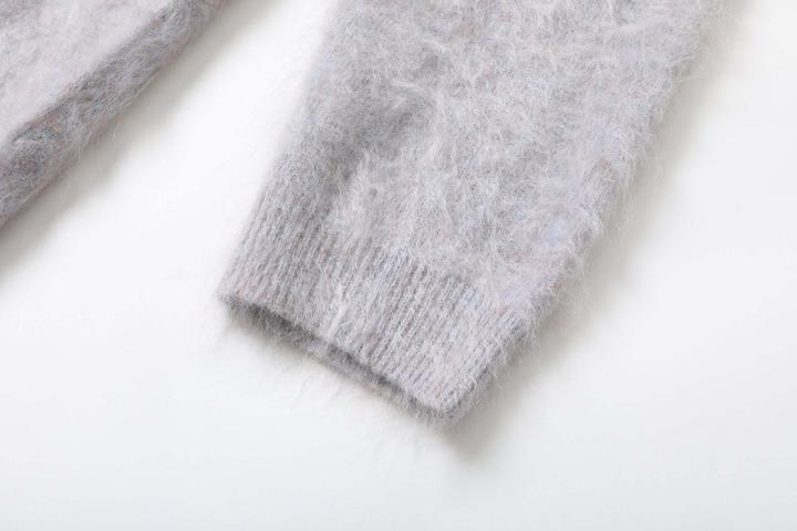 Produktbild Bellemere Pullover Brushed Pure Cashmere V-Neck Sweater (One Size)