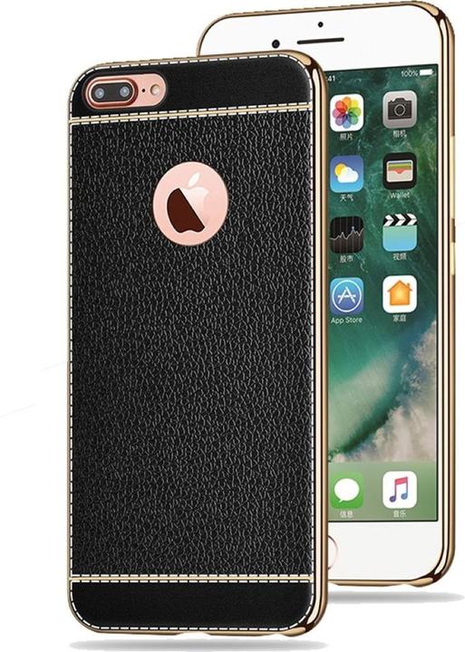 Produktbild König Design Apple iPhone 6 / 6s Plus Handy Hülle Schutz Case Chrom Back Cover Slim Schwarz (Apple iPhone 6 Plus)