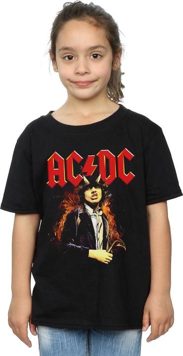 Produktbild AC/DC Mädchen Angus Highway To Hell TShirt aus Baumwolle (140, 146)
