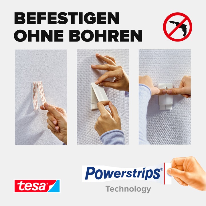 Actual product image tesa Adhesive hooks