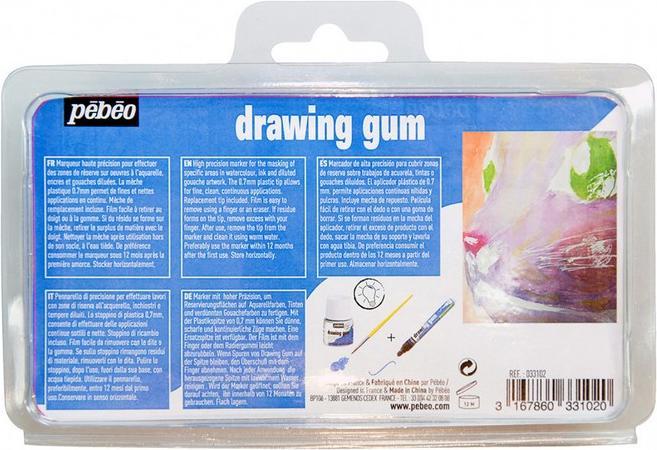 Pebeo Marker Drawing Gum 0,7mm Spitze In Blisterverpackung (1x)