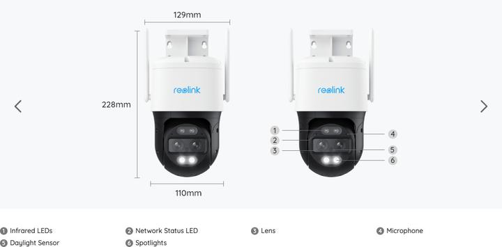 Actual product image Reolink TrackMix Wired LTE (2560 x 1440 Pixels)