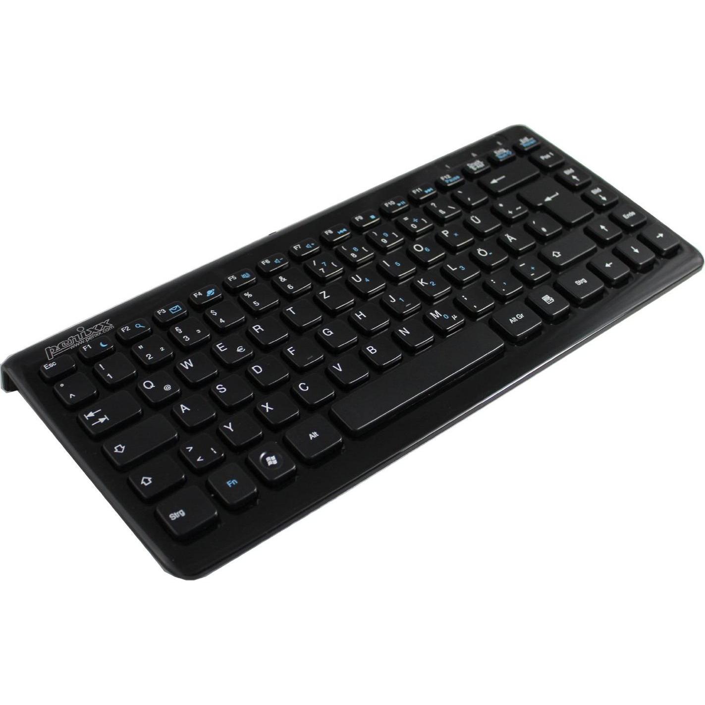 Perixx Periboard-407B (DE, Kabelgebunden), Tastatur, Schwarz
