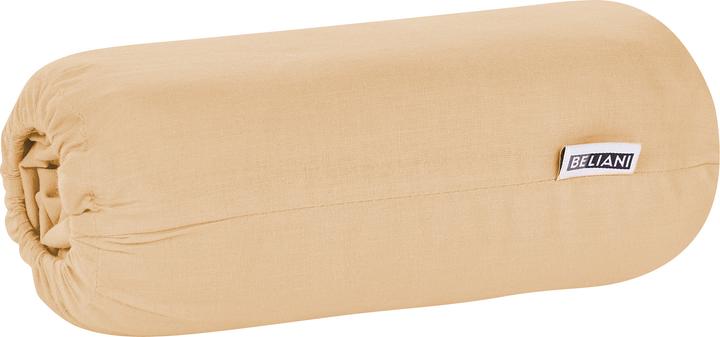 Produktbild Beliani Spannbettlaken Baumwolle sandbeige 160 x 200 cm JANBU (160 x 200 cm)